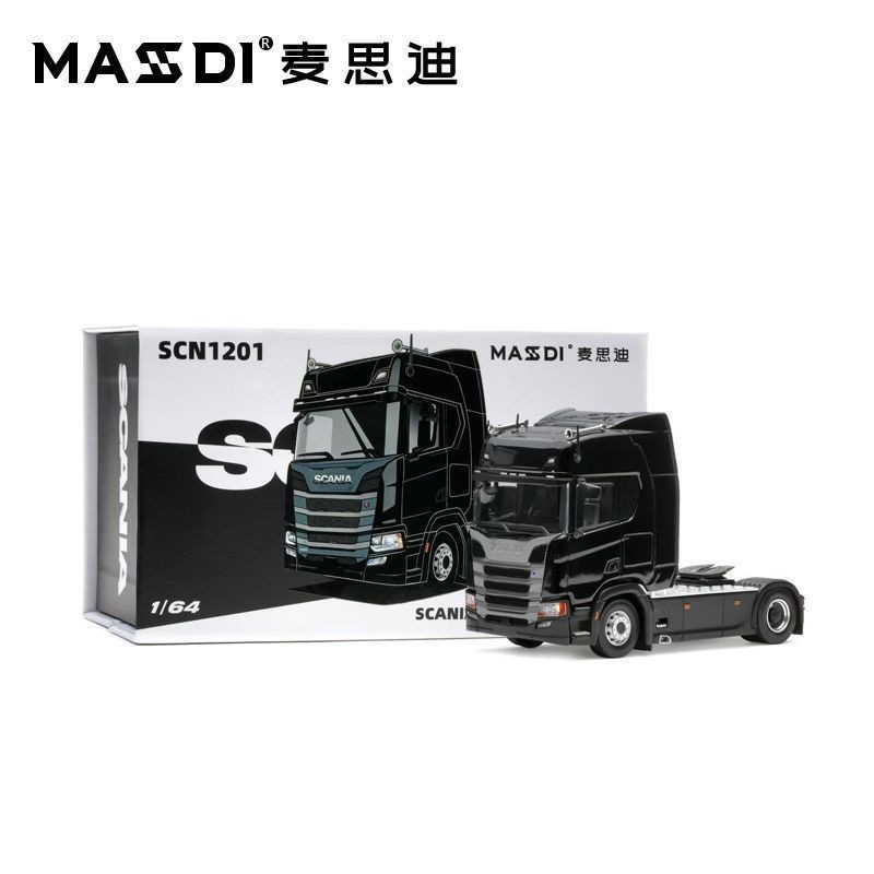 MASDI 1:64 Scania R500 Tractor Unit Semi Truck Head Full Diecast Metal