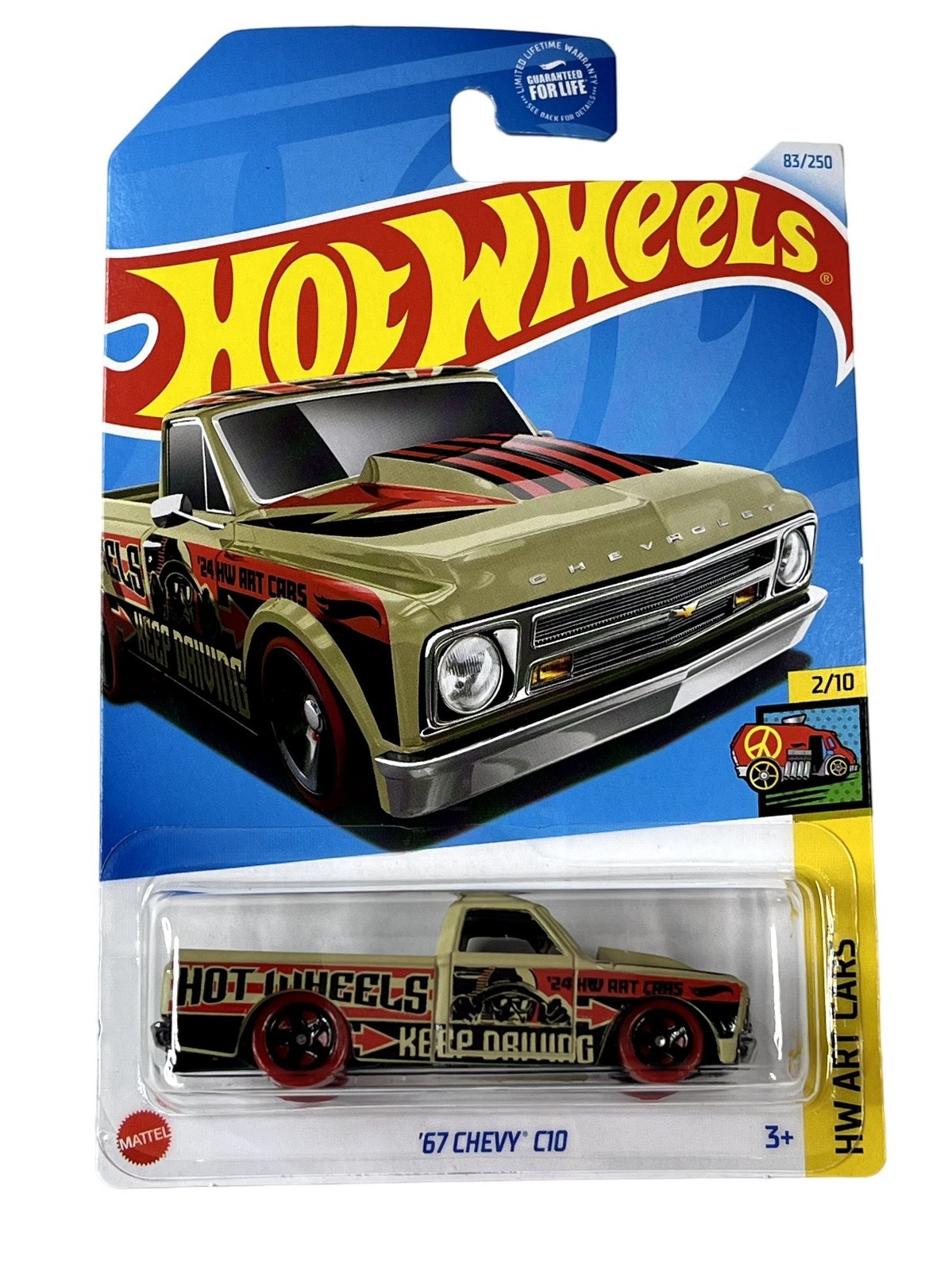 Hot Wheels 1967 Chevy C10 Art Cars Keep Driving 83/250
