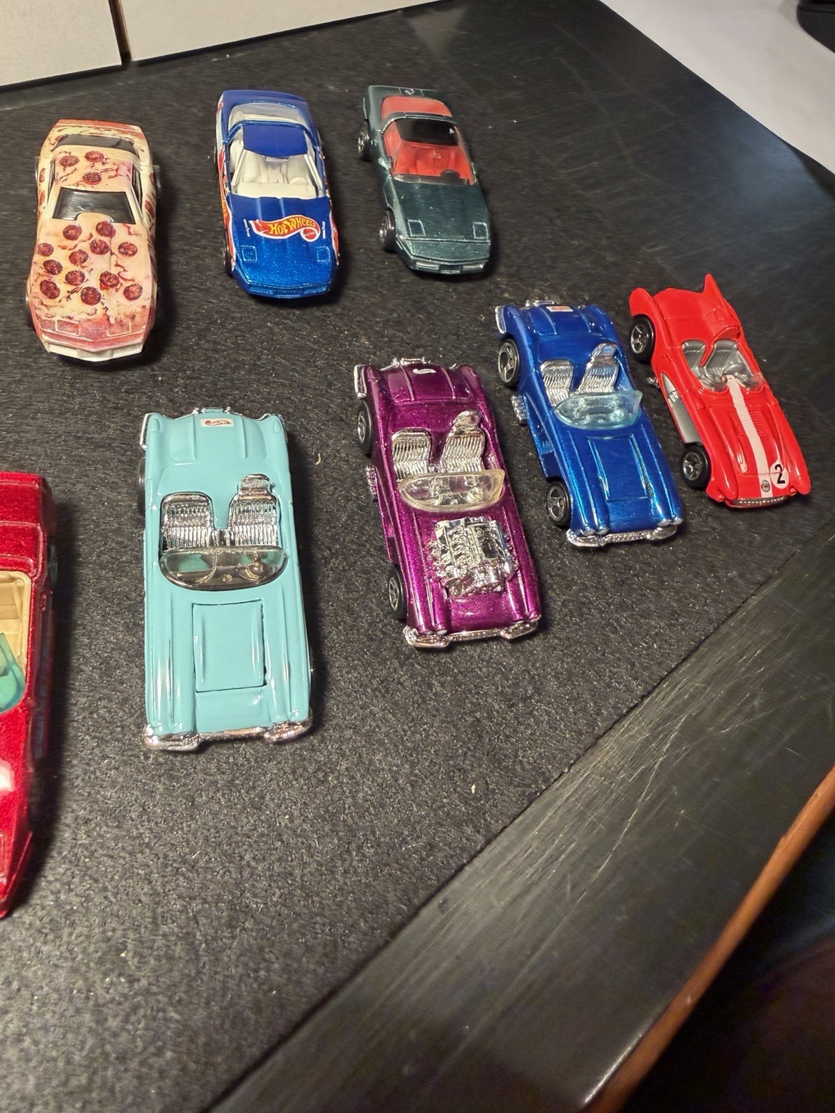 Hot Wheels LOT of 11 Corvette cars loose-all diff see photos please
