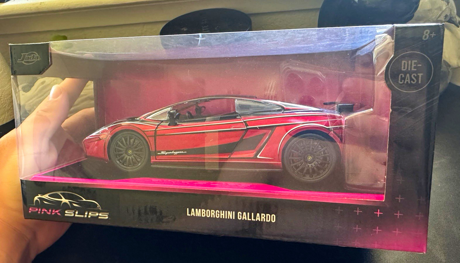 Jada Pink Slips 1:24 Lamborghini Gallardo Red/Black Diecast Car Unopened Box