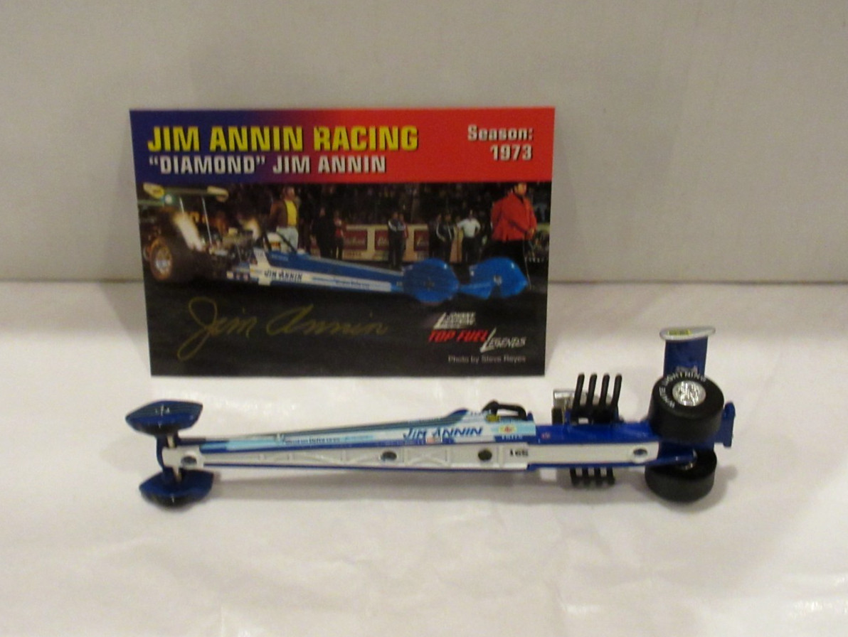 JOHNNY WHITE LIGHTNING NHRA DRAG RACING LEGENDS JIM ANNIN 1973 TOP FUEL DRAGSTER