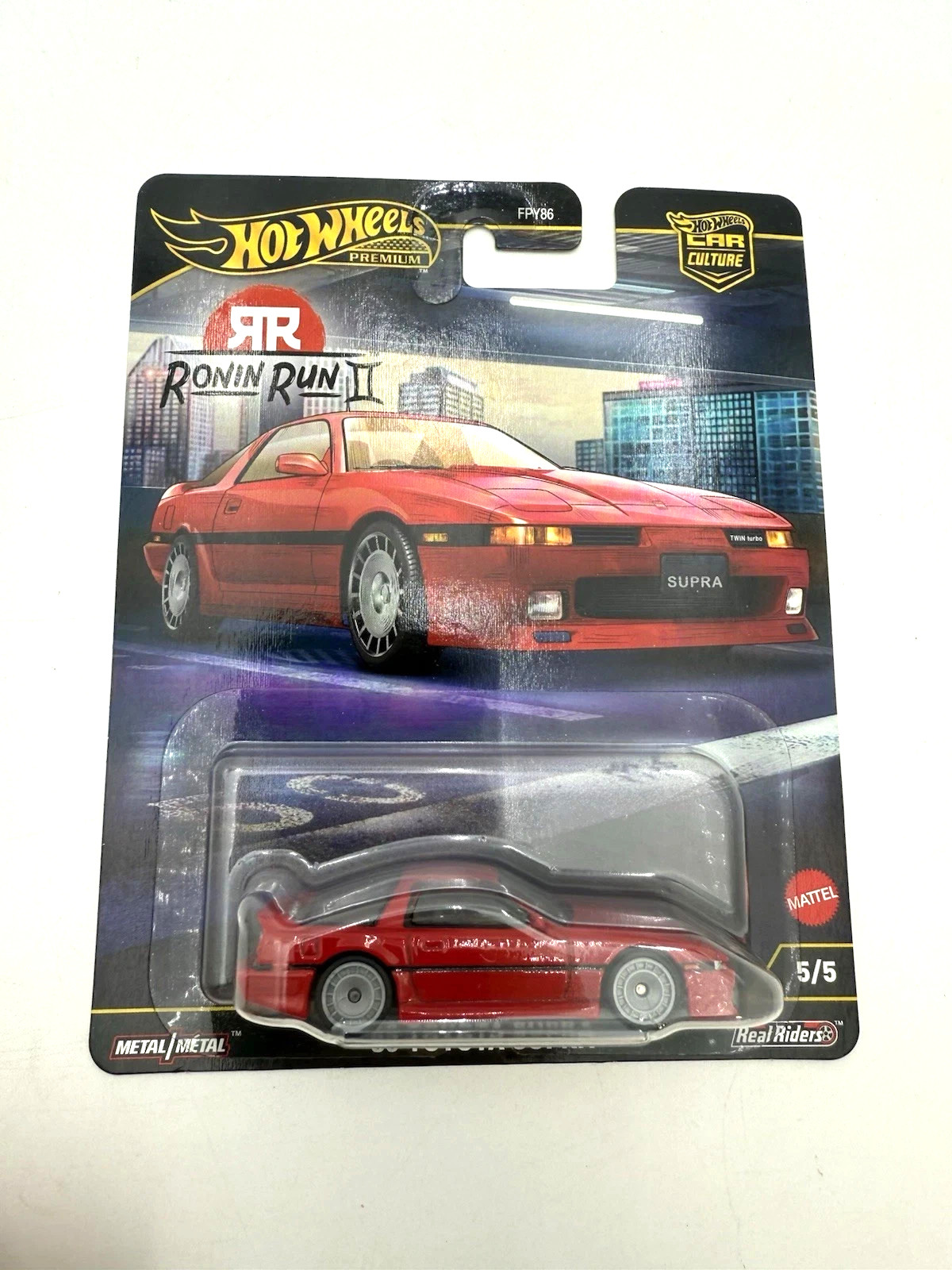 2025 Hot Wheels Car Culture Ronin Run 2 Set of 5 Civic Skyline R32 Evo Supra