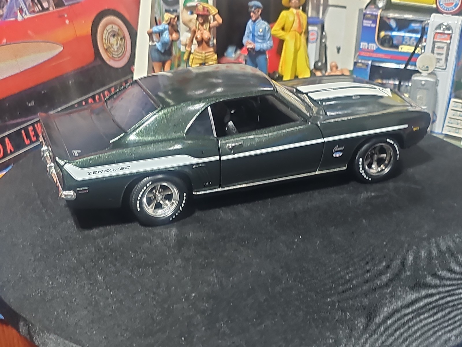 VINTAGE ERTL SUPERCAR YENKO 427 CAMARO SYC Fathom Green Limited Edition