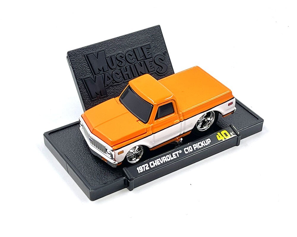 Muscle Machines 1:64 1972 Chevrolet C-10 Pick Up orange 15567OR