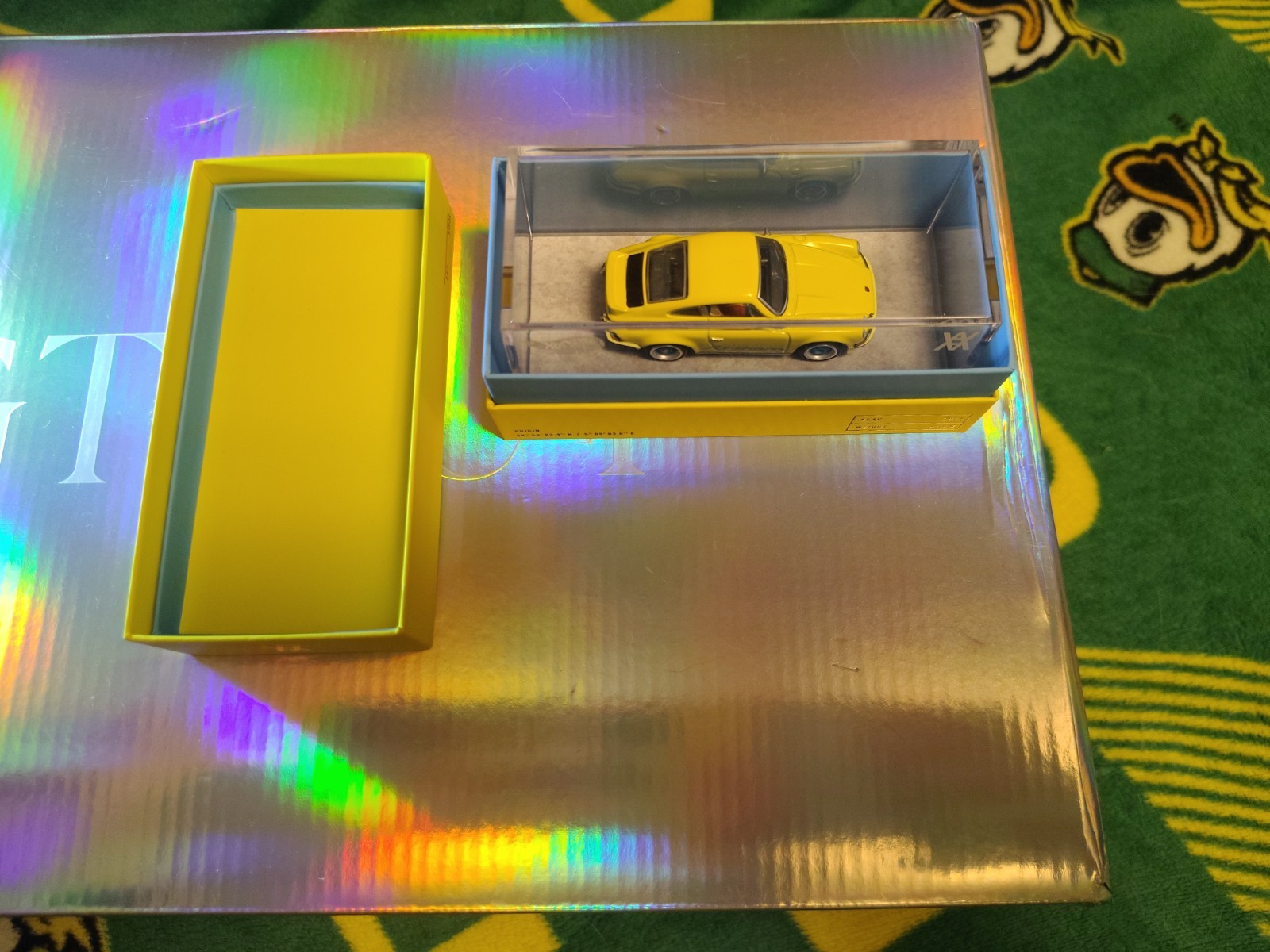 Hot Wheels Daniel Arsham 1973 PORSCHE 911 RSA Yellow 1:64 Mattel Creations JGK64