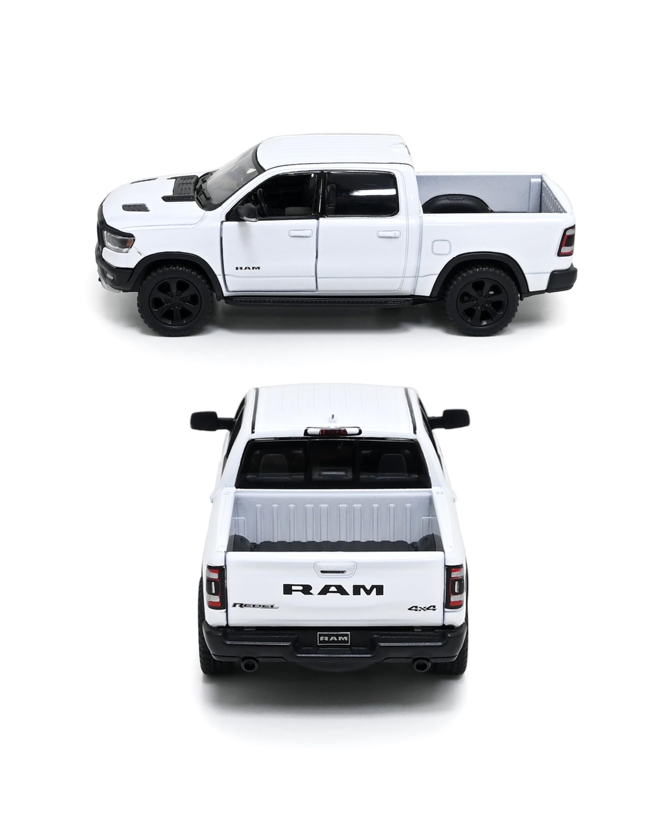 – 2019 Dodge Ram 1500 Pickup 1:46 O Scale 5″ Die Cast Metal Model Toy Truck (…