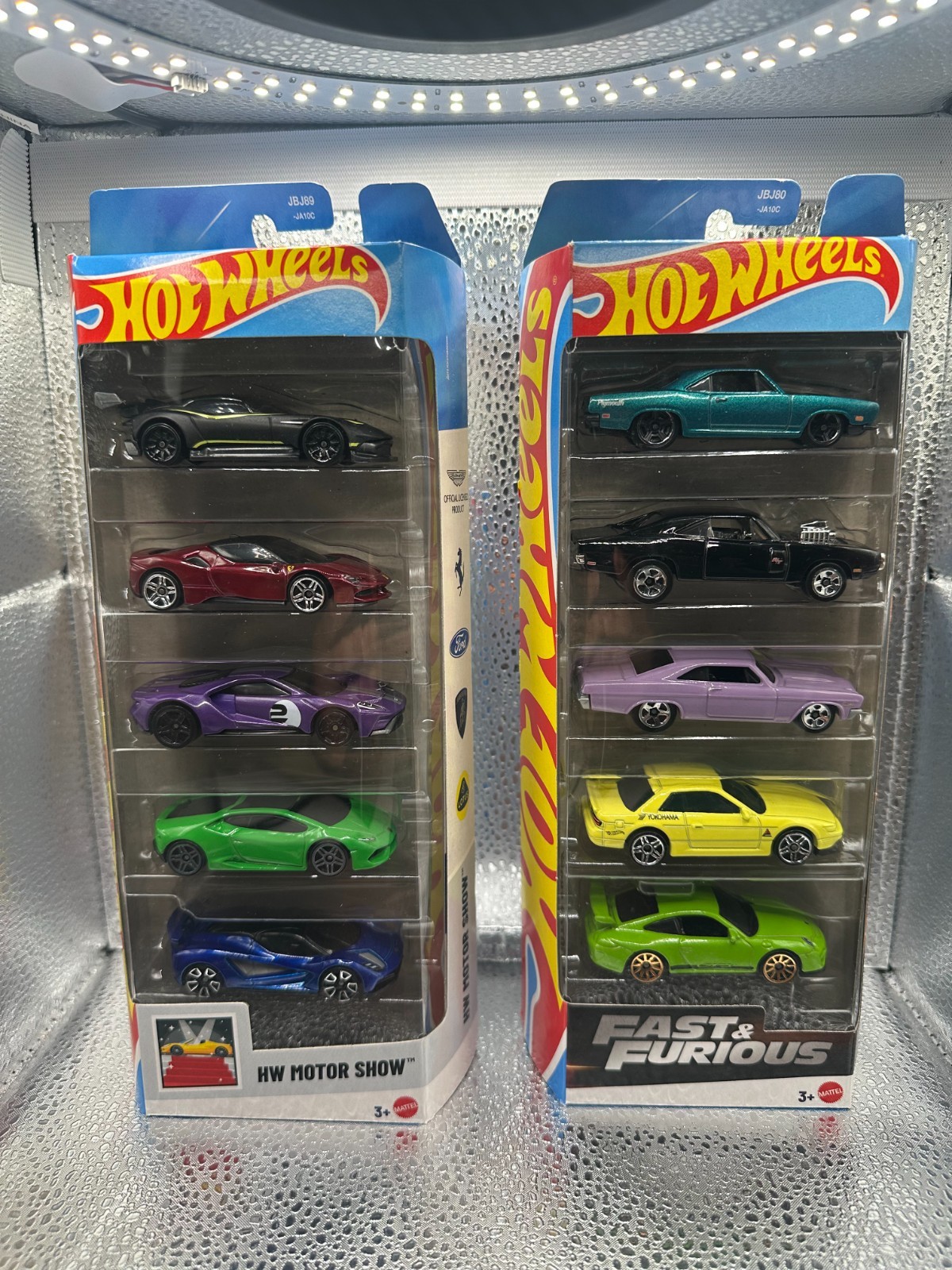 2025 Hot Wheels Fast And Furious 5 Pack & HW Motor Show Lot Of 2