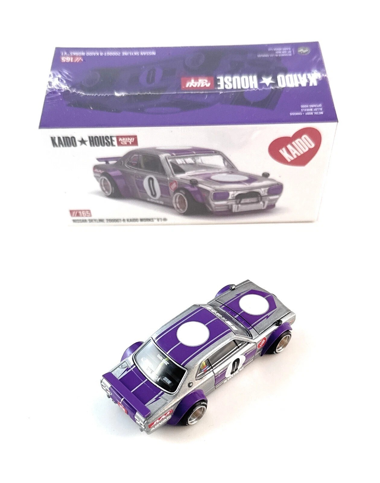 Kaido House Nissan 2000GT-R (KPGC10) Kaido Works V1 #0 1/64 Model KHMG165-3G