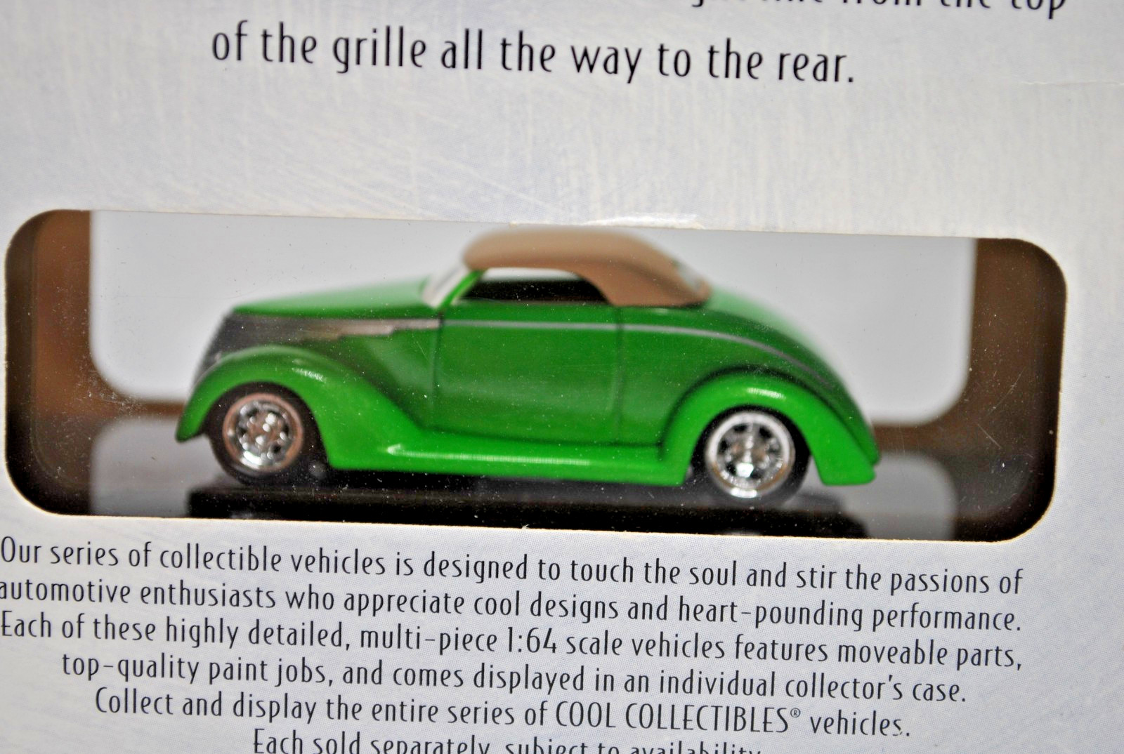 Hot Wheels Custom 1937 Ford 100% Hot Wheels Red and Green Variant