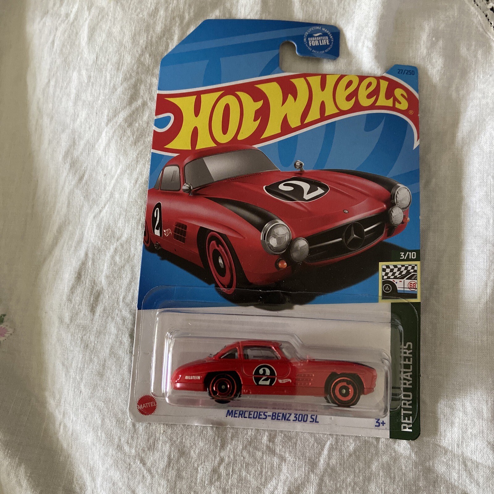 Hot Wheels HW Retro Racers 3/10 MERCEDES-BENZ 300SL Red version🏁NEW on card