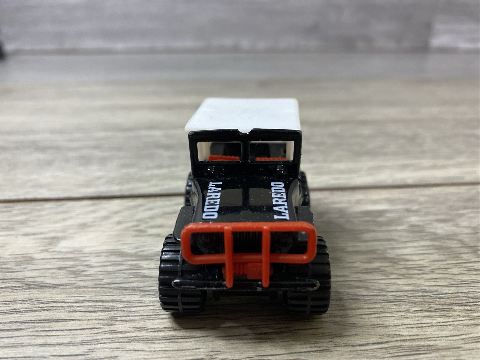 1981 Matchbox Black With Removable White Top 4X4 JEEP LAREDO