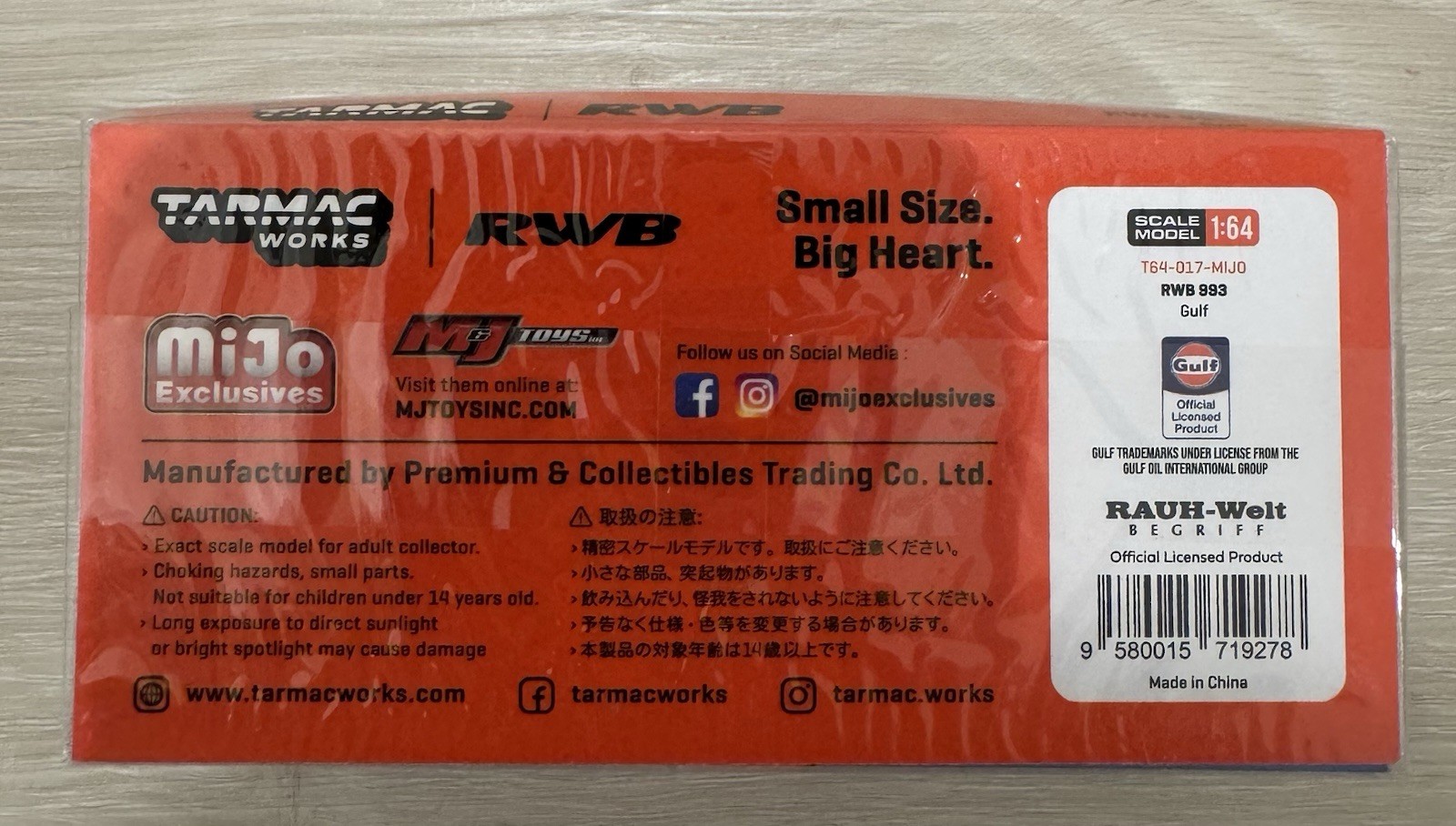 Tarmac Works Hobby64 PORSCHE 993 RWB Rauh-Welt Begriff Gulf 1:64