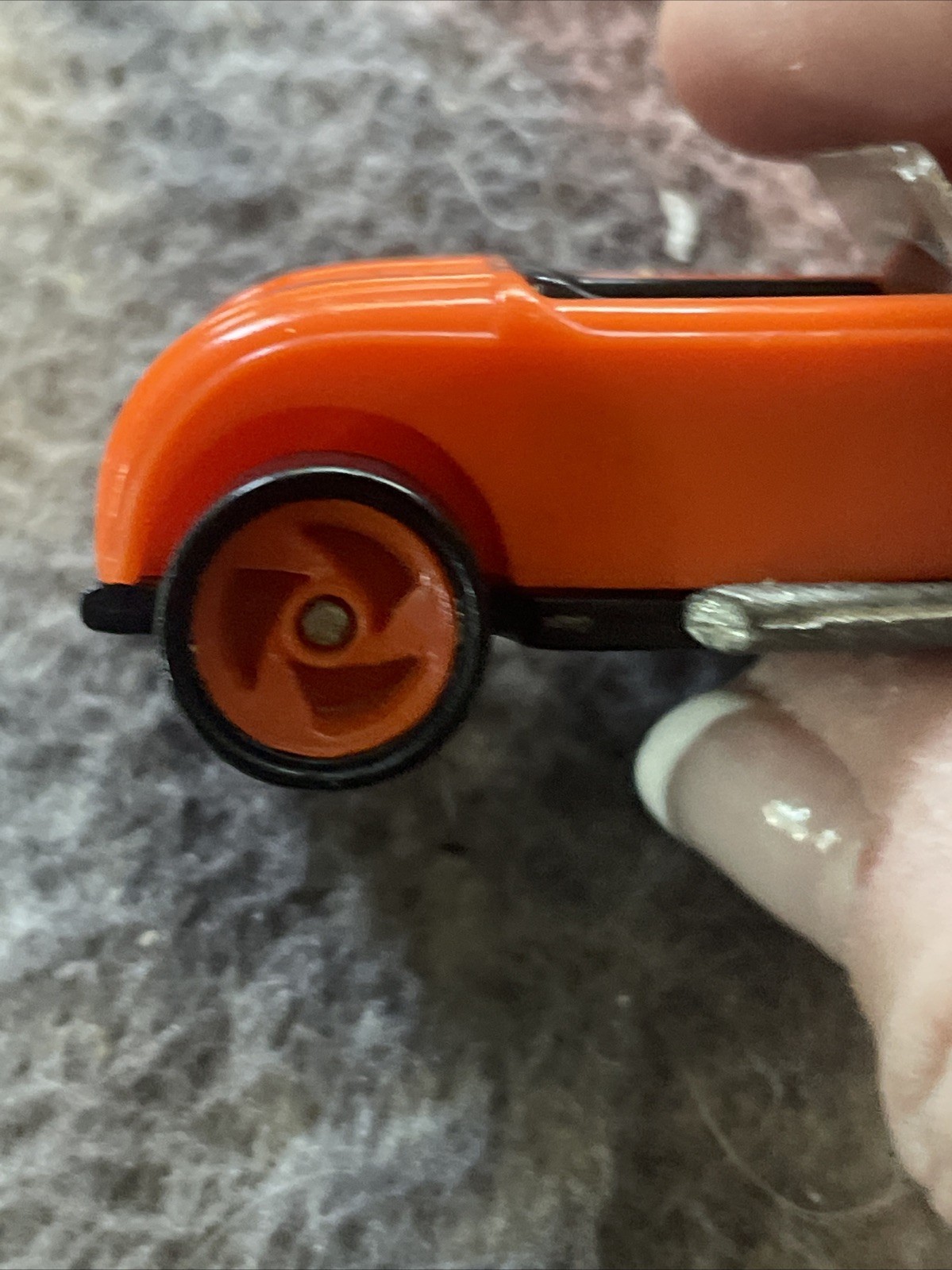 Hot Wheels 1993 Orange Ford Roadster Diecast Toy Car Hot Rod Rat Rod Free Ship