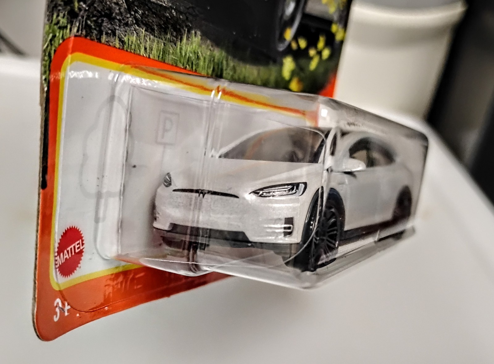 2022 Matchbox White Tesla Model X #59/100