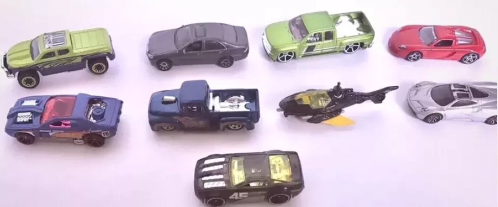 Hot Wheels Lot Of 17 Assorted Modern Cars Variety Models Colors Years