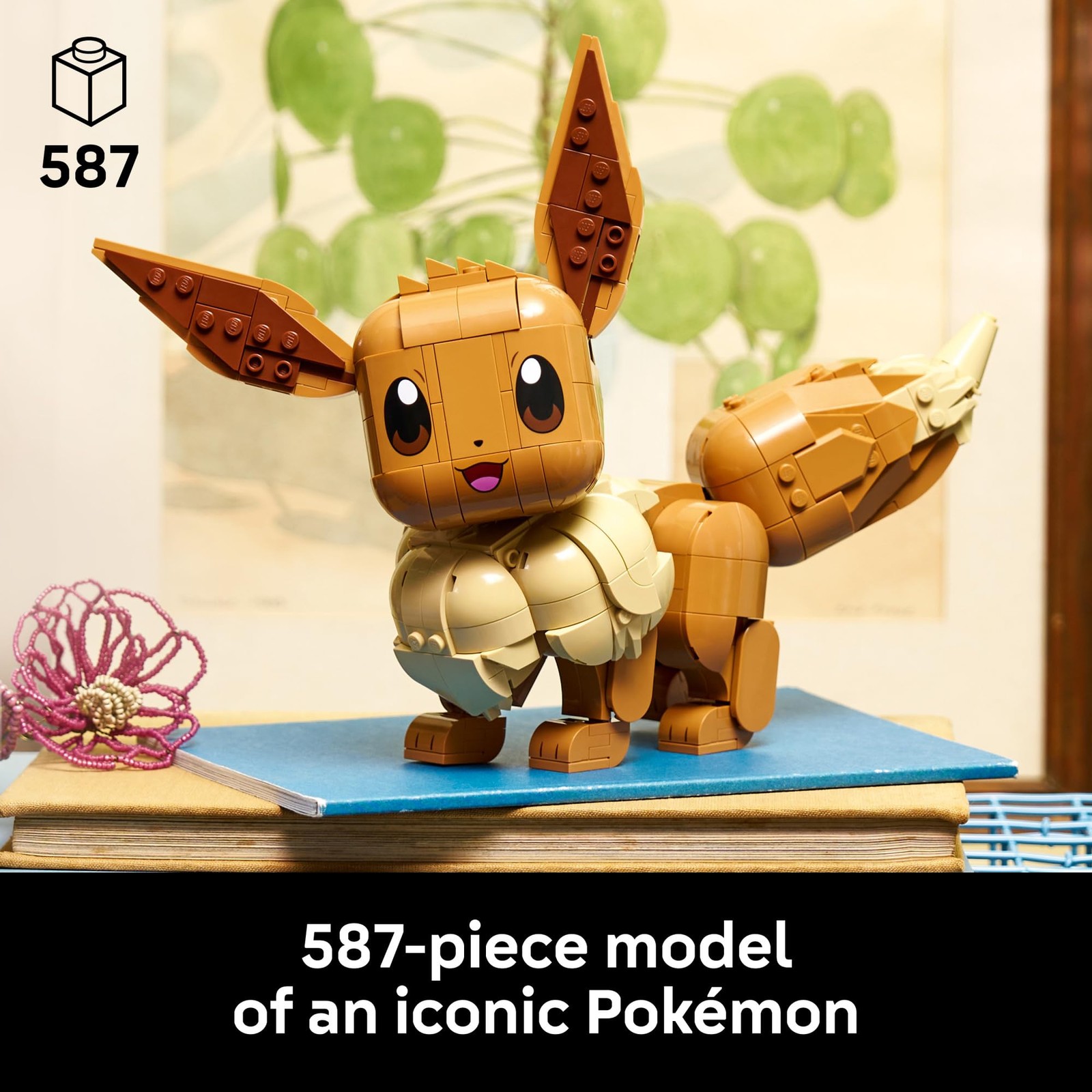 LEGO Pokémon Eevee – Collectible Building Set for Adults, Ages 18+ – Posable Pok