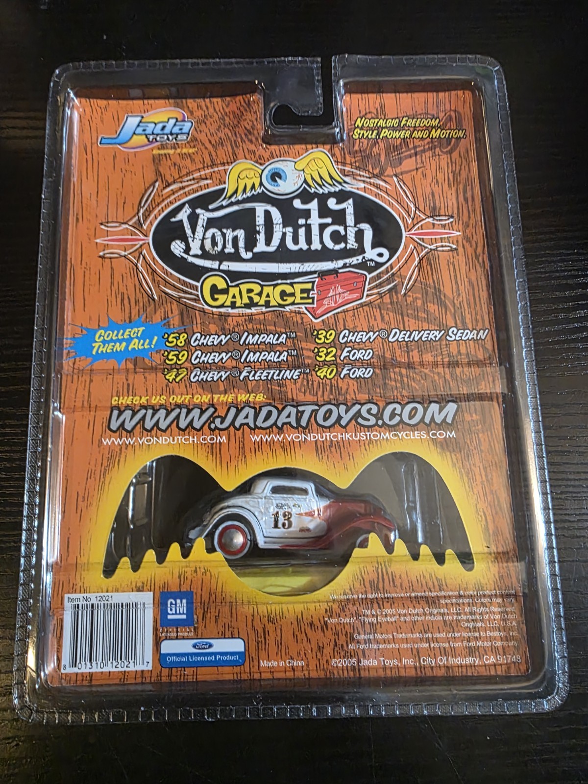 Von Dutch Garage Set Of 6 Jada Toys 2005 1:64 Scale Die Cast Year ‘32-‘59 NEW