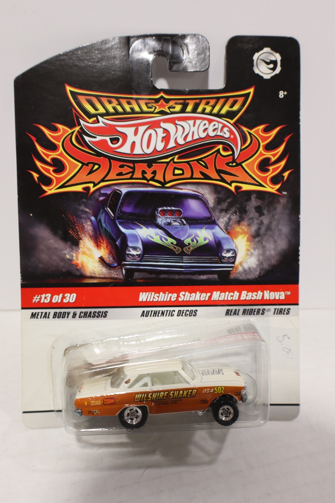HOT WHEELS Drag Strip Demons Wilshire Shaker Match Bash Nova 13/30 DAMAGED CARD