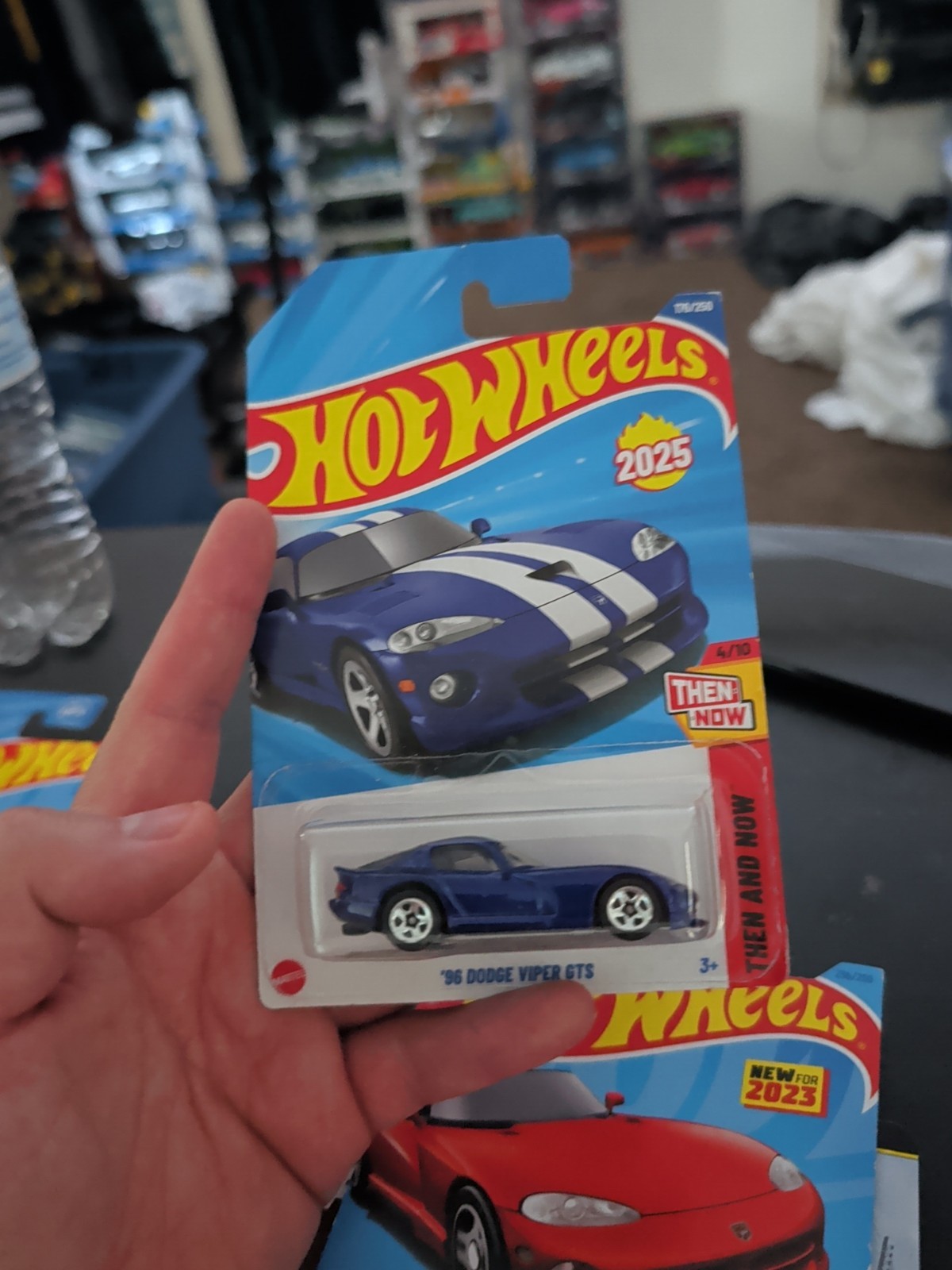 Hot Wheels Then and Now 1:64 1996 Dodge Viper GTS Blue Diecast Unopened Box