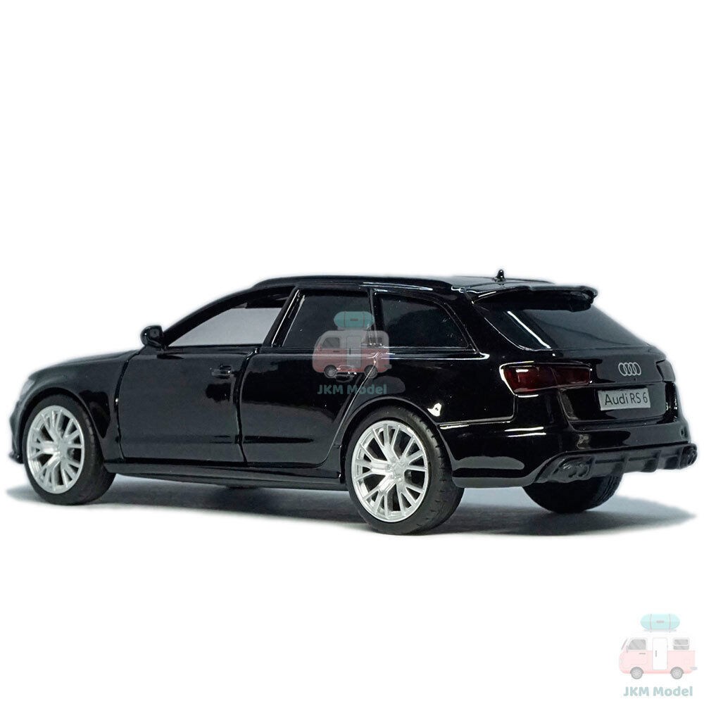 1:36 Audi RS6 Avant Model Car Diecast Toy Vehicle Collection Kids Gift Black