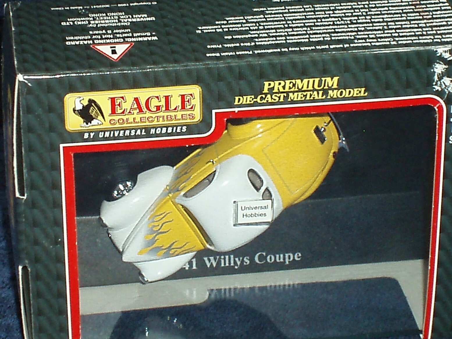 RARE EAGLE’s RACE 1941 WILLYS COUPE CUSTOM HOT ROD 1/43 DISP CASE INCLUDED