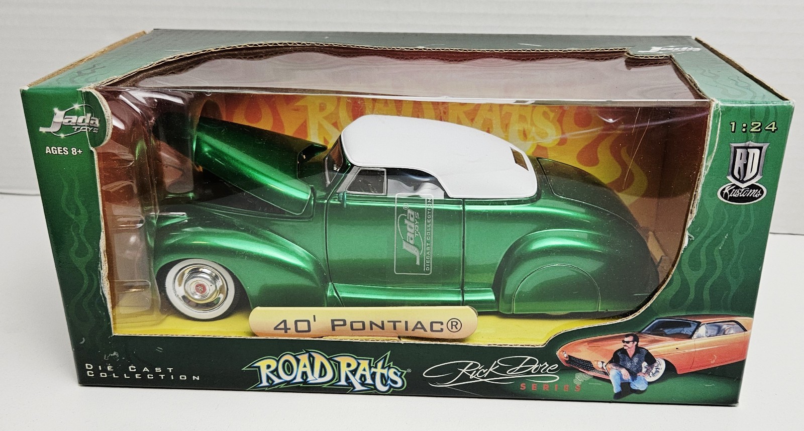 JADA Road Rats 40′ PONTIAC 1:24 Green Rick Dore Series NIB