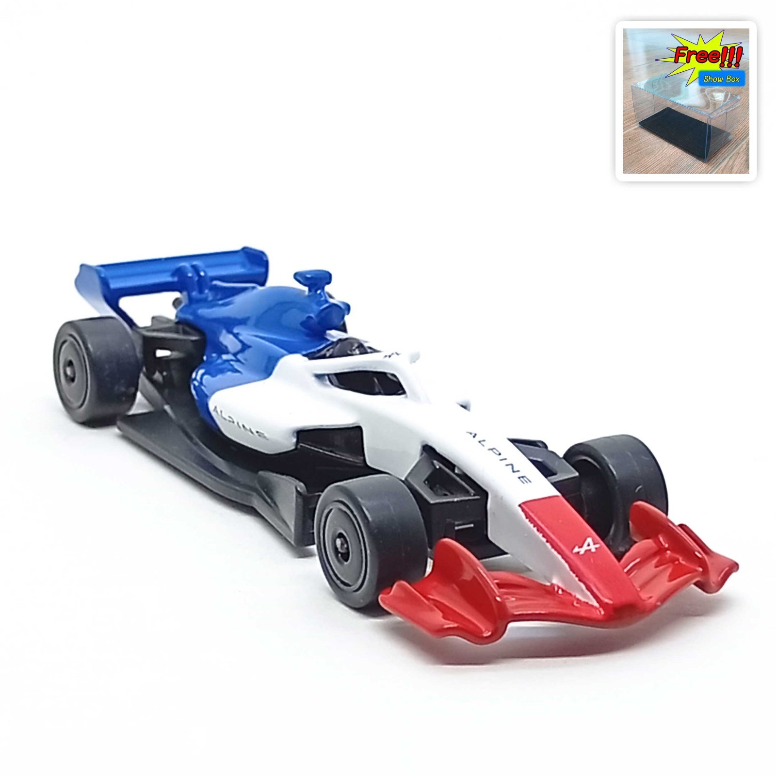 Majorette Renault Alpine Formula Race Car White / Red / Blue 1:64 3″ no Package