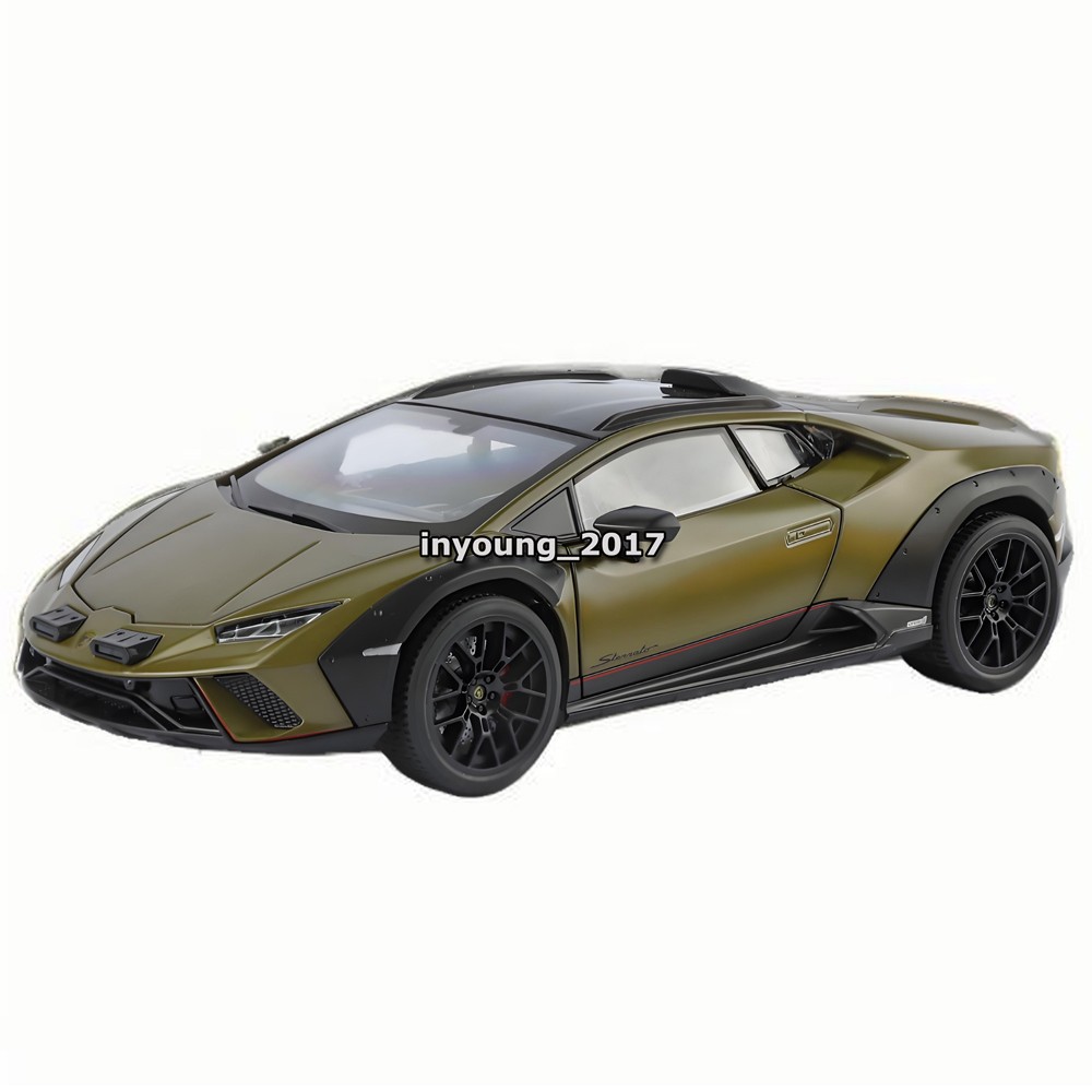 1:18 Lamborghini Huracan Sterrato Model Car Diecast Toy Vehicle Kids Toys Green