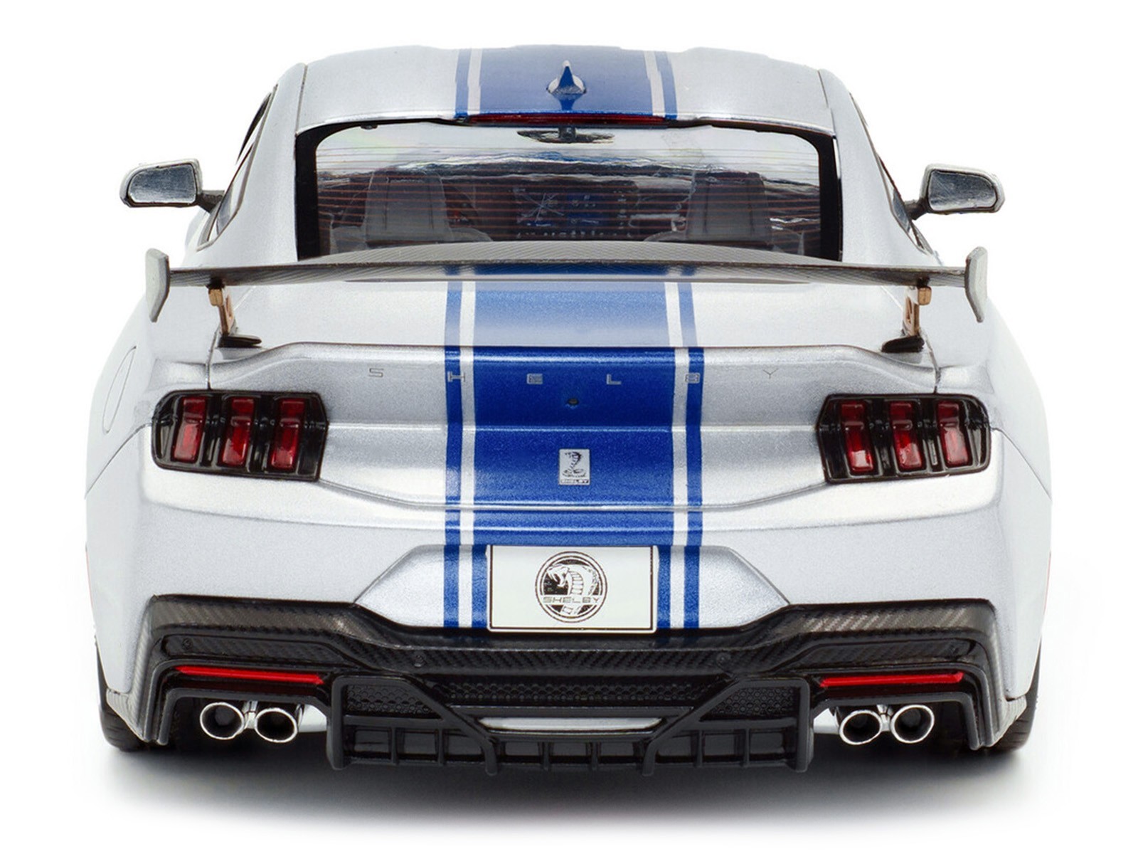 2024 FORD SHELBY MUSTANG SUPER SNAKE GRAY 1/18 DIECAST SOLIDO S1813803