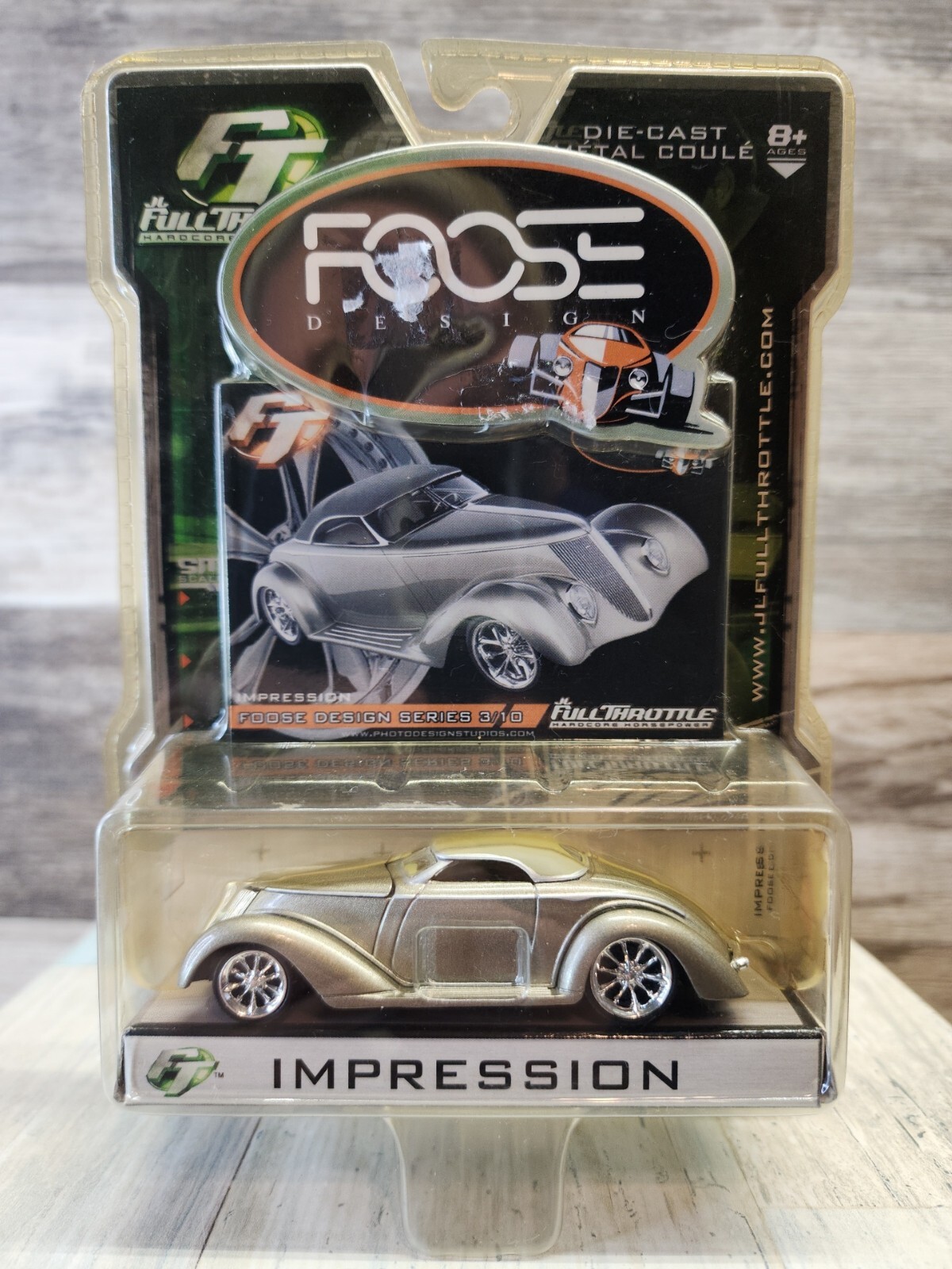 Full Throttle Foose Design Die-Cast New Silver Impression