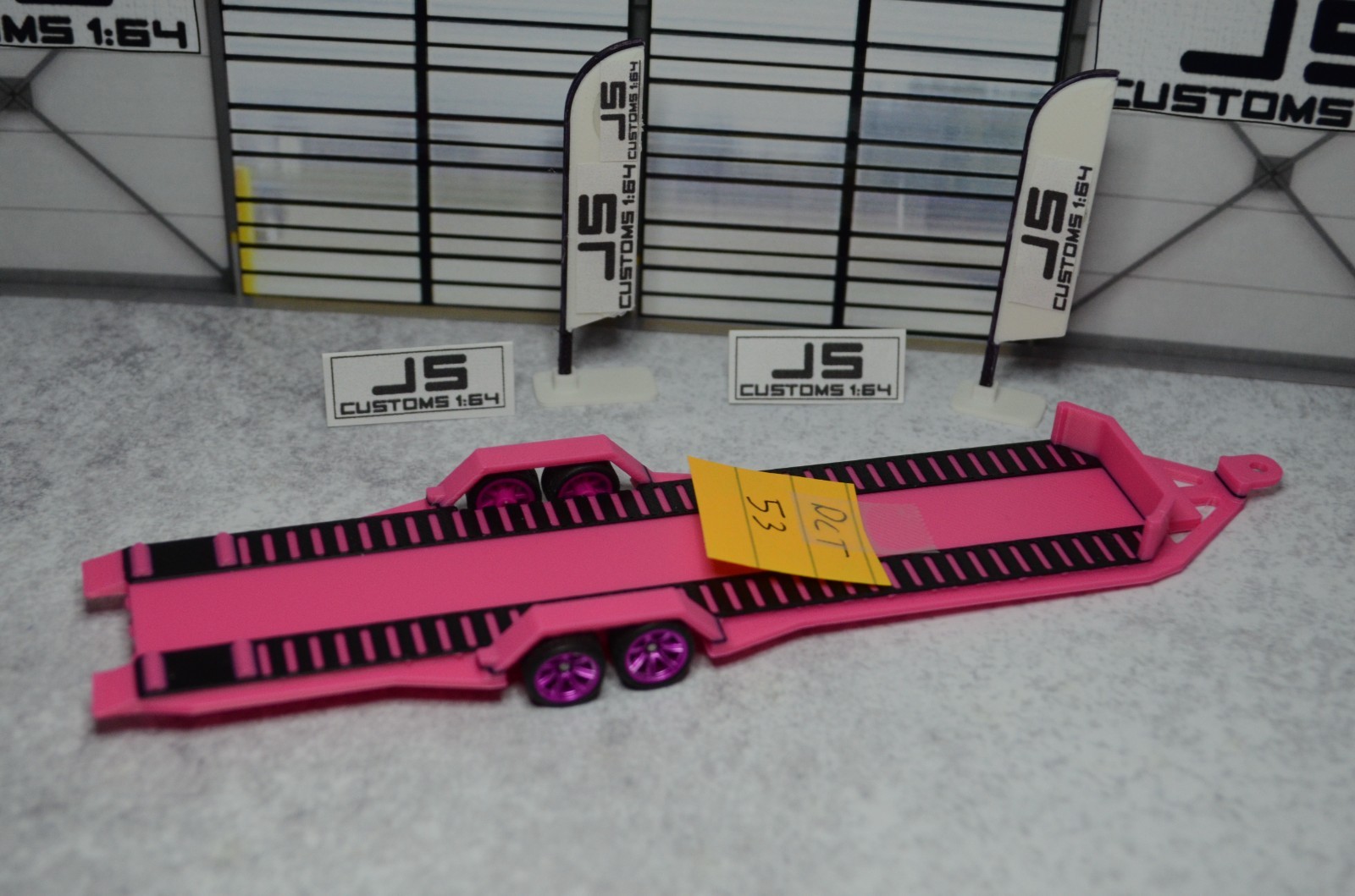 Double Car Trailers Custom Builds – Hot Wheels / Matchbox 1:64 Scale fit 2 cars