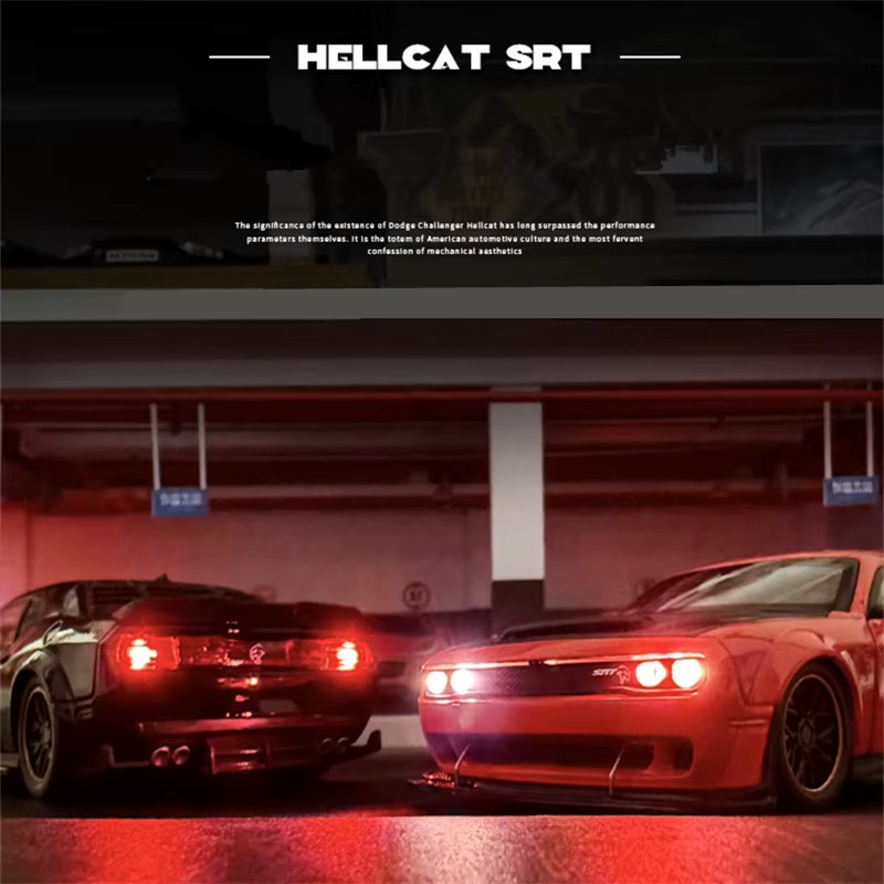 1:32 SRT Redeye Hellcat Alloy Musle Car Model Diecast Metal Sports Car Vehicles