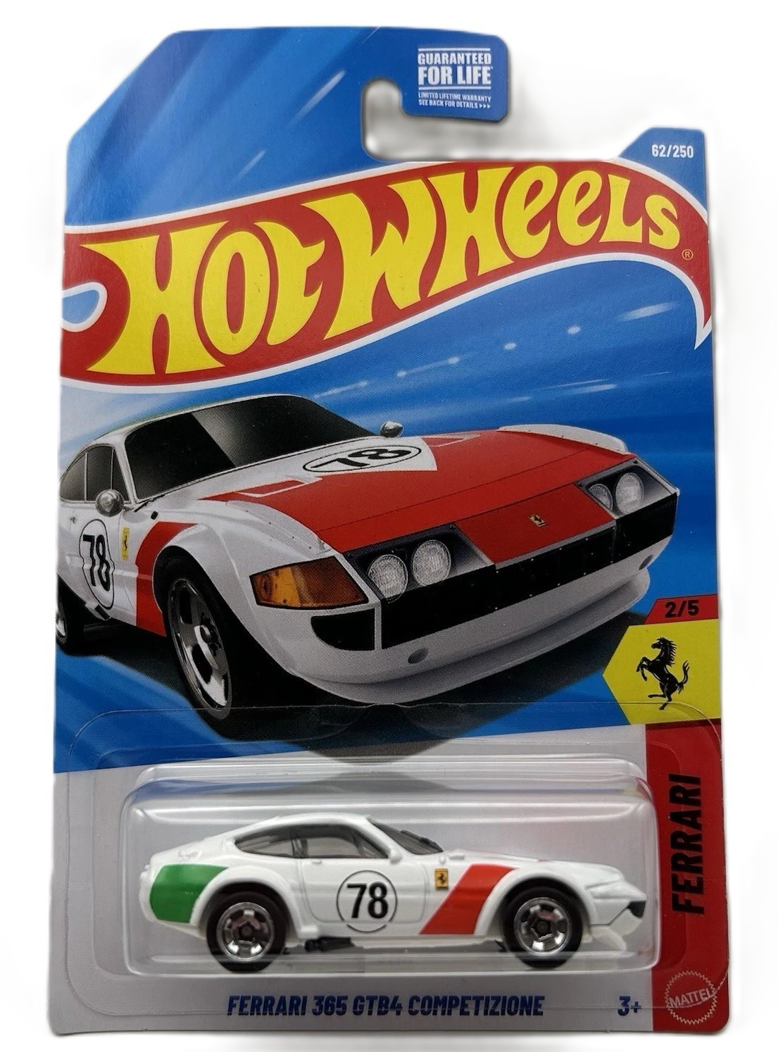2026 Hot Wheels Ferrari 365 GTB4 Competizione Ferrari 2/5 62/250