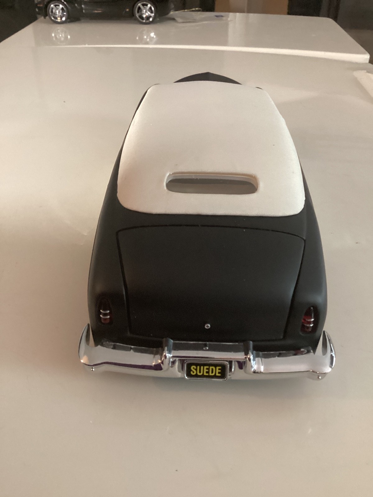 Danbury Mint RARE 1951 Mercury Custom 2 Door Coupe Matte Black White Top 1:24