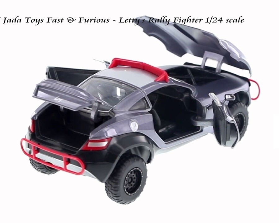 Fast And Furious 8 Letty’s Rally Fighter Hard Top JADA Diecast Toy Car 8.5″ 1:24