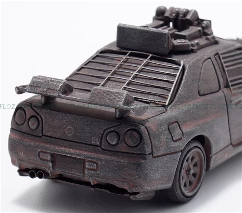 1:64 Stance Hunters Nissan Skyline GTR BNR34 Mad Max Apocalypse Distressed LTD