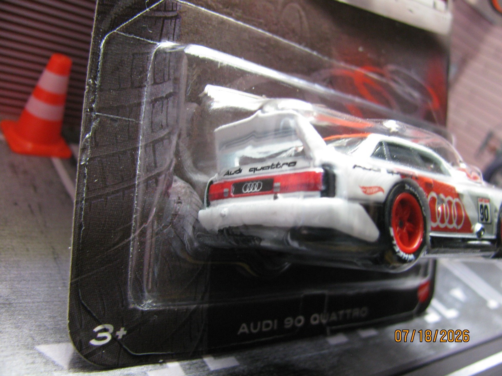 2026 Hot Wheels Silver Series Audi ’90 Quattro #1/5, w/Real Riders Wheel Swap