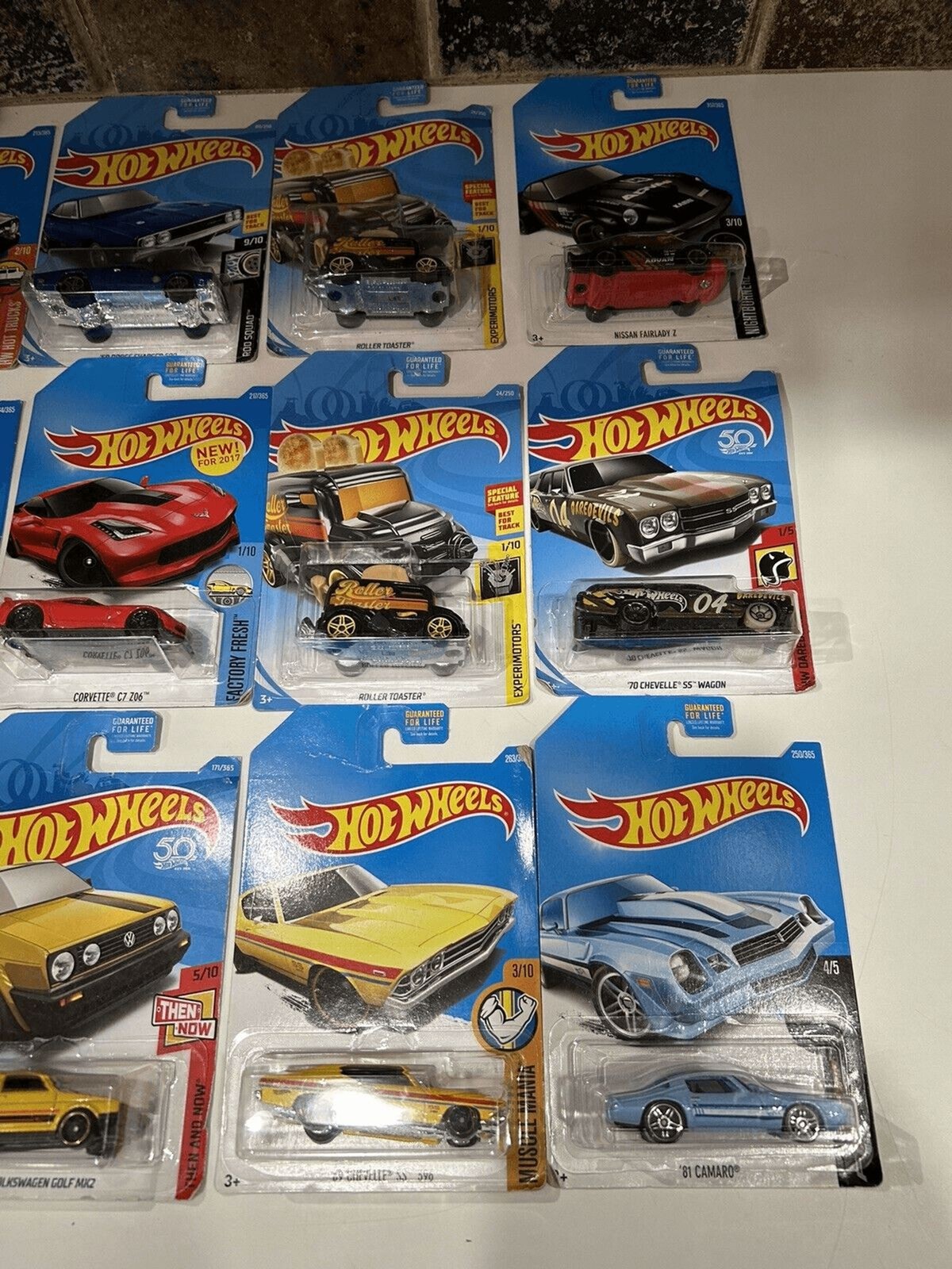 MIX Hot Wheels 15 Car Bundle Lot Variety 1/64 Kid Toy Mattel 2018 And Up