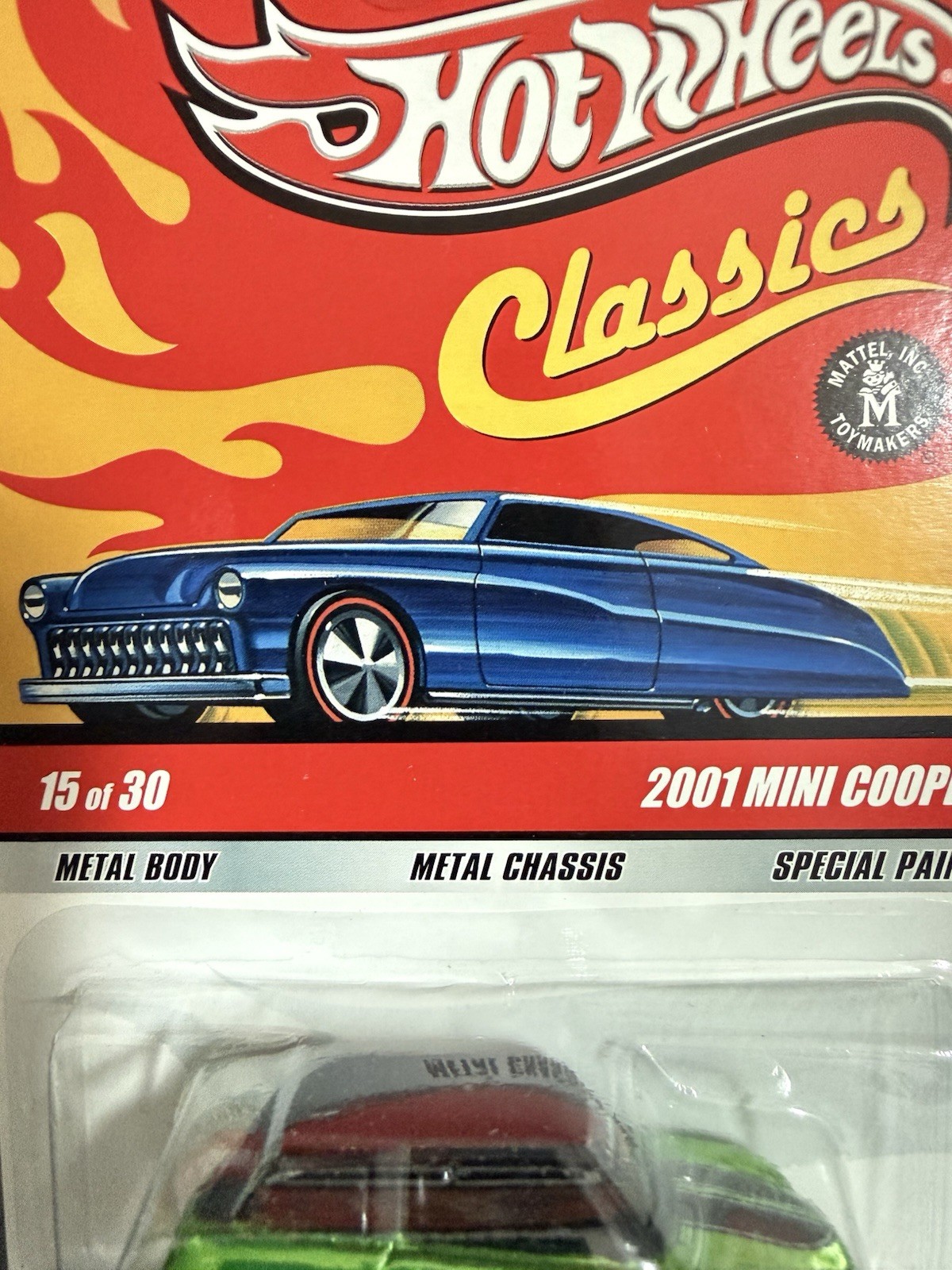 Hot Wheels Classics Series 5 2001 Mini Cooper, Green, BP
