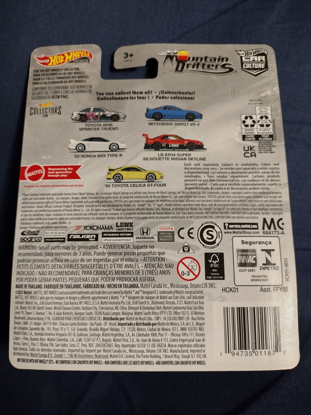 Hot Wheels LB-ER34 Liberty Walk Nissan Skyline Mountain Drifters R34 CHASE LBWK