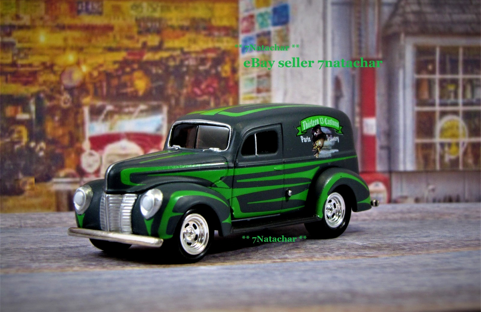 1940 Ford Panel Wagon Shop Parts Delivery Truck Model Classic Hot Rod C