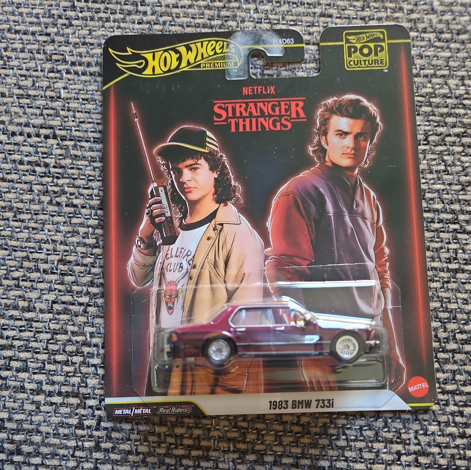 2025 Hot Wheels Premium STRANGER THINGS 1983 BMW 733i Pop Culture Diecast NEW
