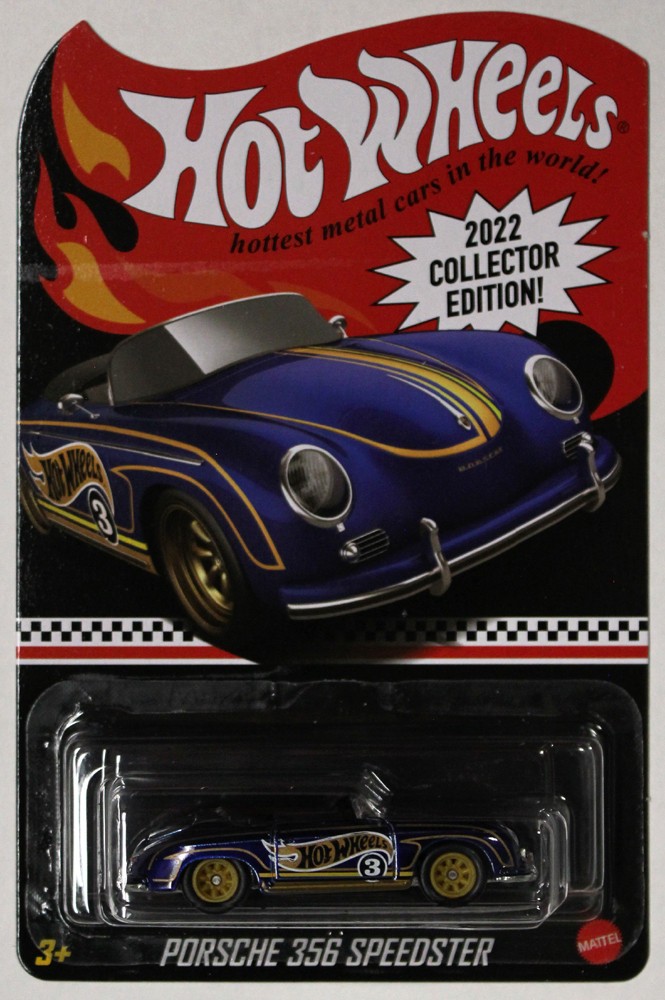 2022 Hot Wheels Kroger Mail-In Porsche 356 Speedster-Blue