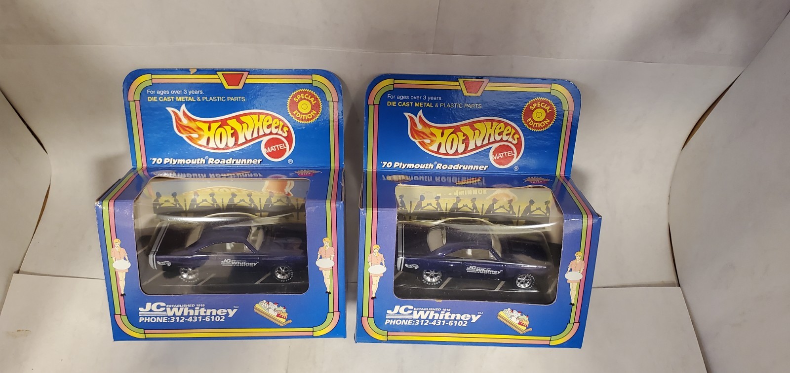 (15) 96-2000 HOT WHEELS JC WHITNEY LIMITED EDITIONS NMIB RARE/VTG/RARE NICE SET
