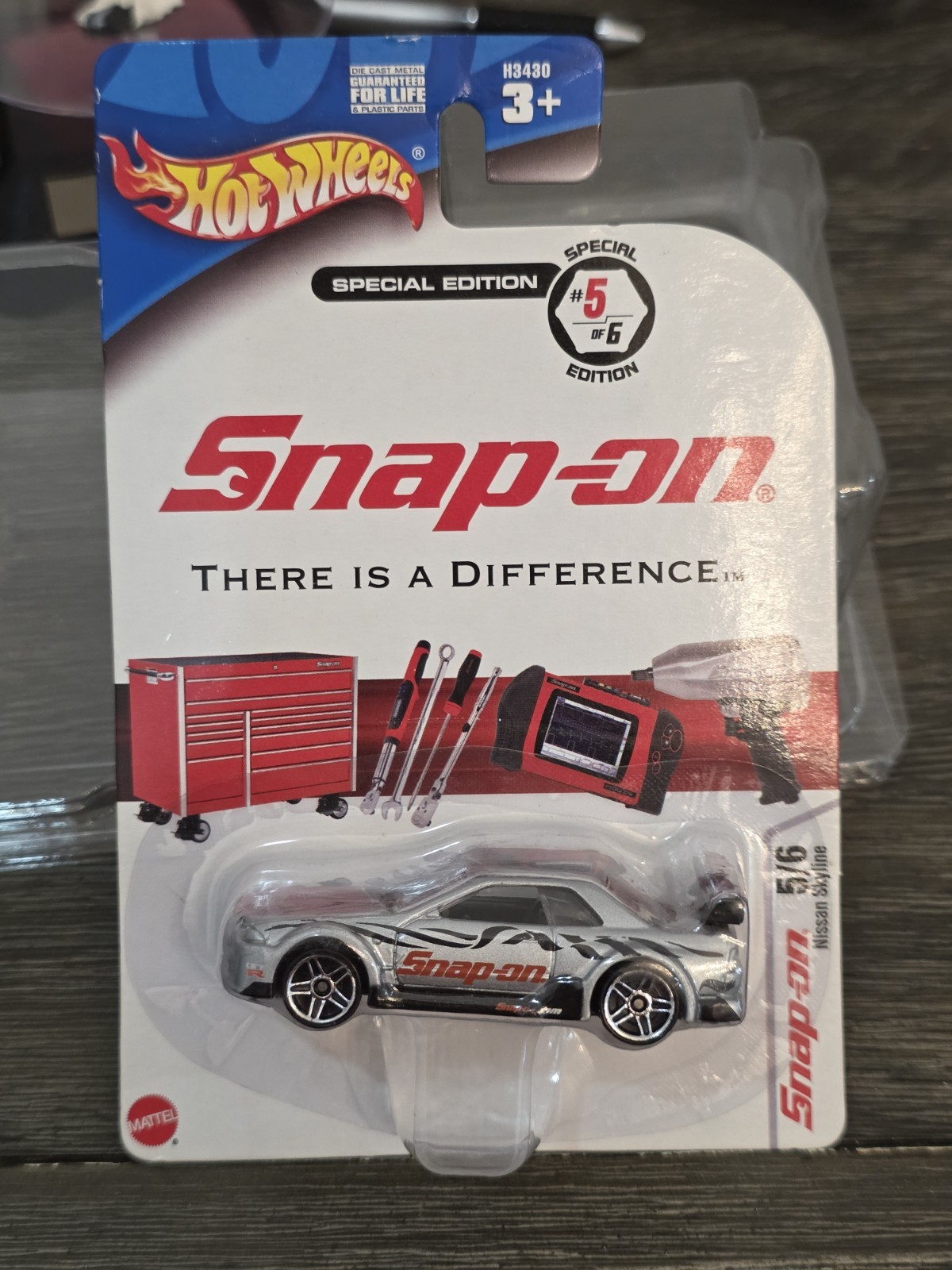 2004 Hot Wheels Snap-On Nissan Skyline (5/6) Special Edition Rare HTF w/protecto