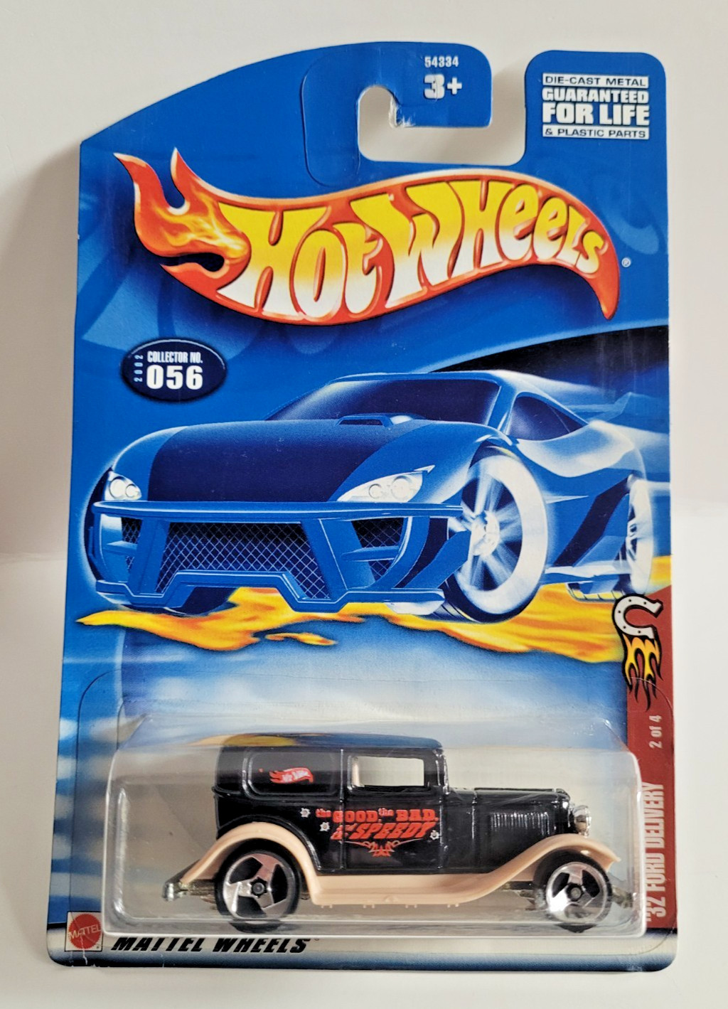 Hot Wheels 2002 Wild Frontier 2/4 ’32 Ford Delivery Black/Tan