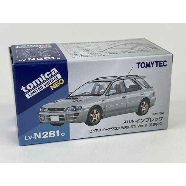 Tomica Vintage 1:64 Subaru Impreza Pure Sport Wagon WRX STi Ver.V Car LV-N281C