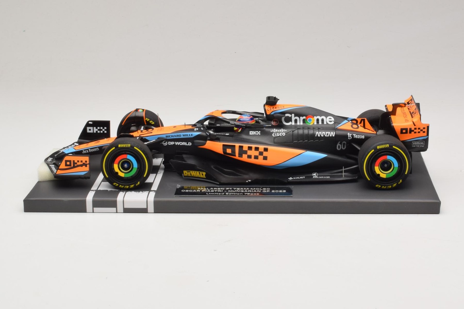 McLaren MCL60 #81 O. Piastri Hungarian GP 2023 Minichamps 1:18 | 537233081