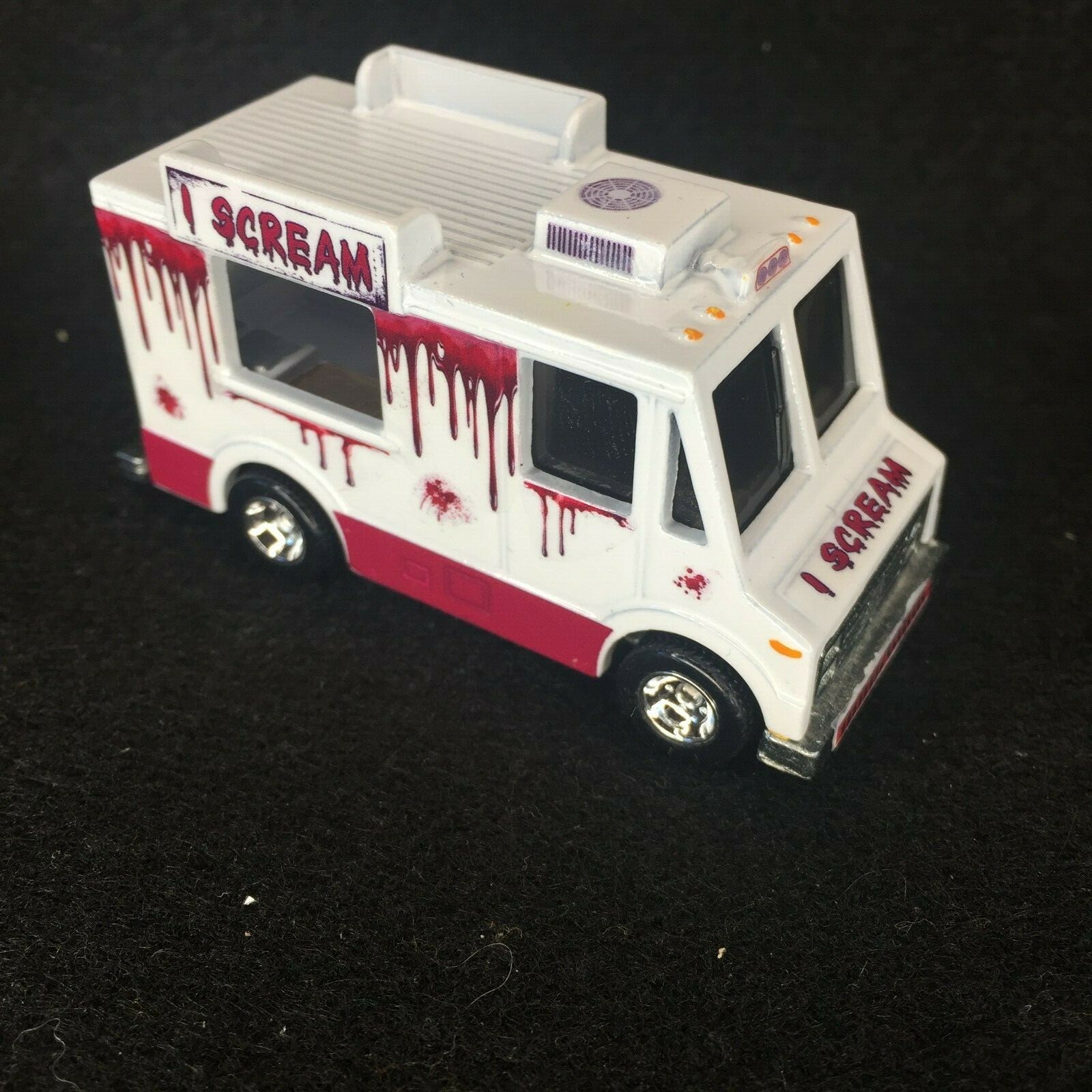 Clear 1:64 Waterslide decal Hot Wheels Ice Cream Truck Quick Bite I SCREAM