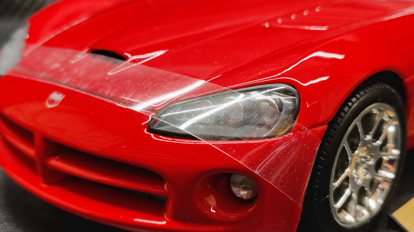 Maisto 2003 Dodge Viper SRT-10 Red Diecast Model Car 1:18 Scale No Box